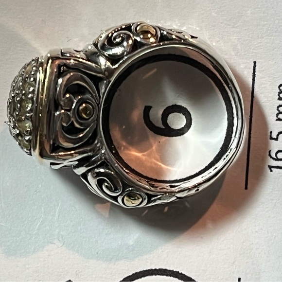 Rare Vintage John Hardy  925/n 18K Gold Multi Stone Dot ring
   Sold. Sold - Picture 7 of 7